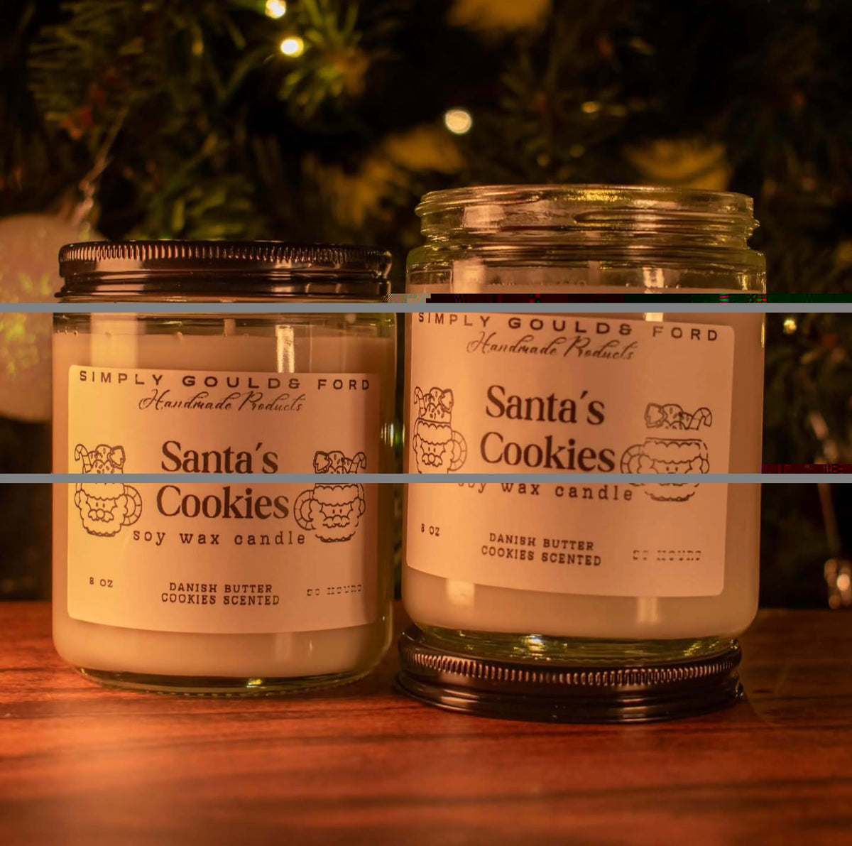 Santa's Cookies - 8oz Candles